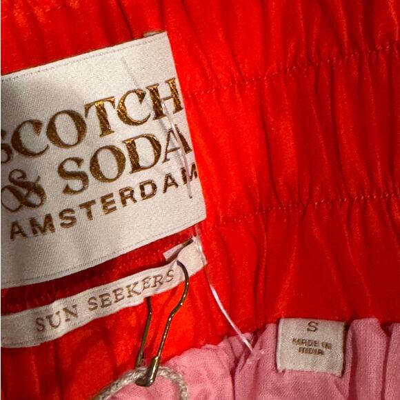 Scotch & Soda Tiered Colorblock Maxi Dress Size Small - Picture 8 of 11